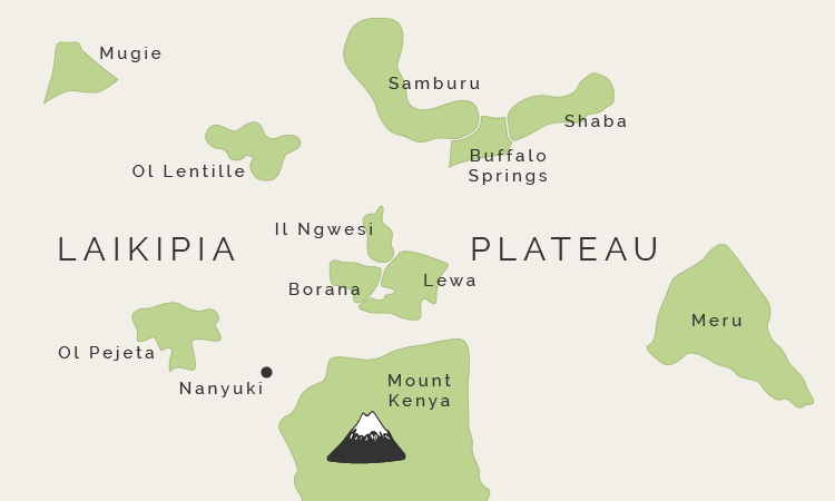 Map of The Central Plateau