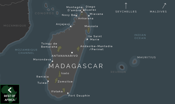 Map of Madagascar