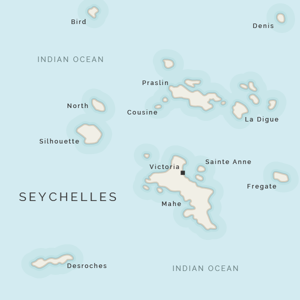 Map of Seychelles