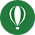 Hot air balloon safari Icon